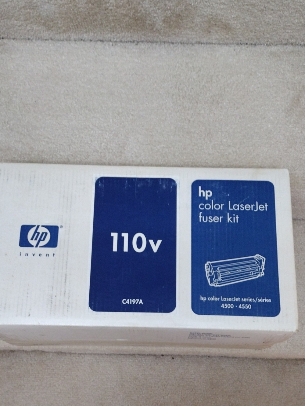 Original HP C4197A Color Laserjet Fuser Kit 110V new in box Model4500-4550